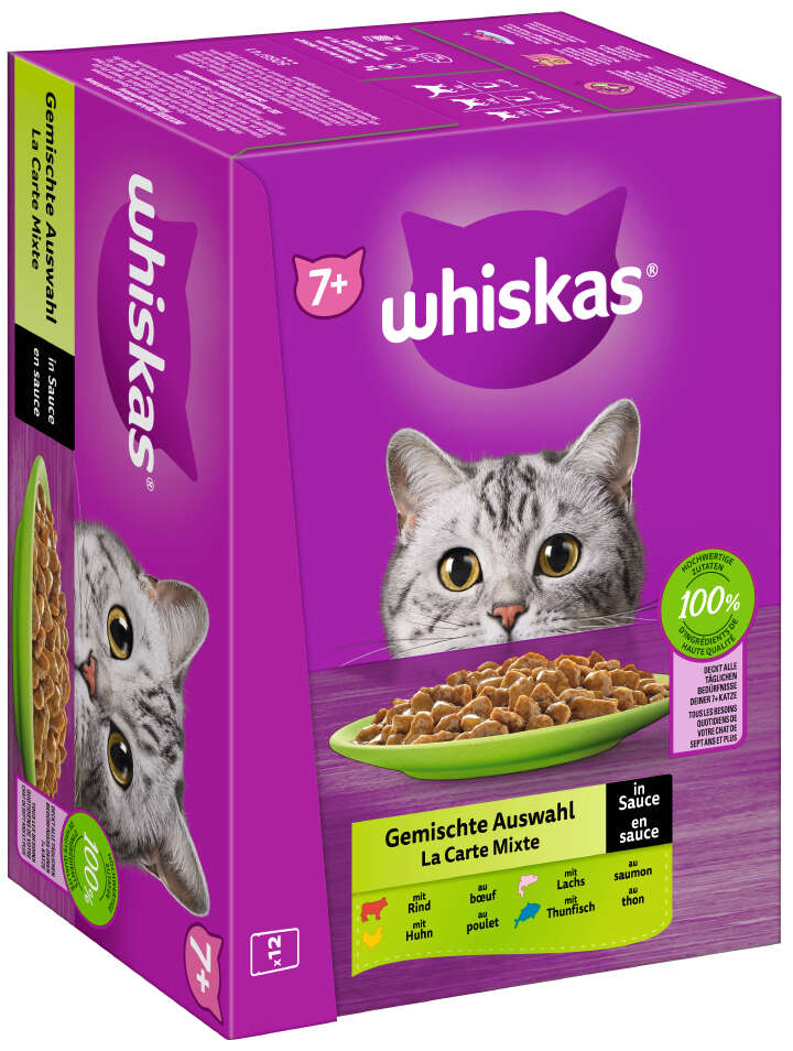 whiskas KatzenNassfutter Portionsbeutel Mul raiffeisenmarkt.de